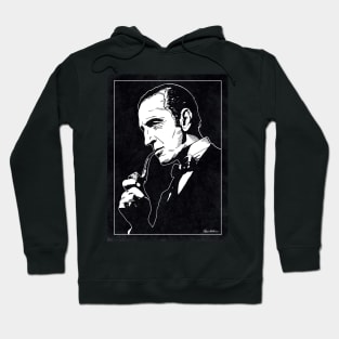 SHERLOCK HOLMES (Black and White) Hoodie